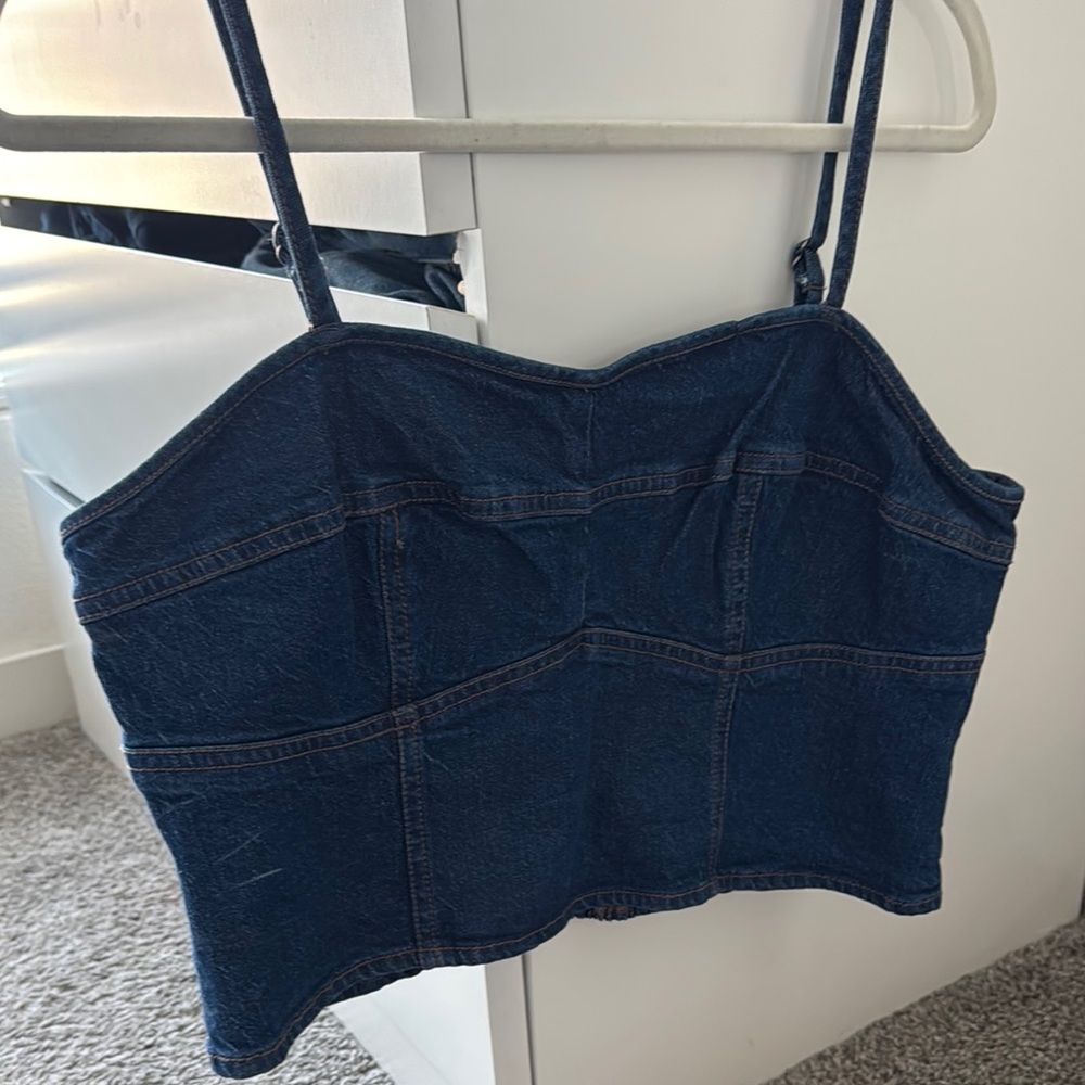 Denim Blue Women's Top